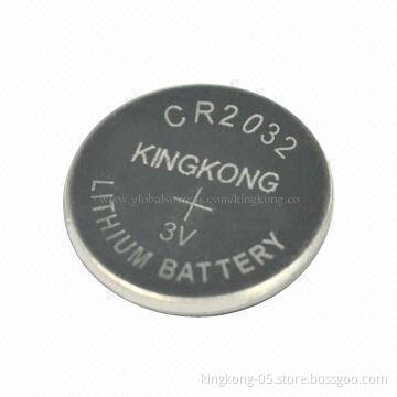 Button-cell Battery with 3V and CE Mark, 2.5mm Height